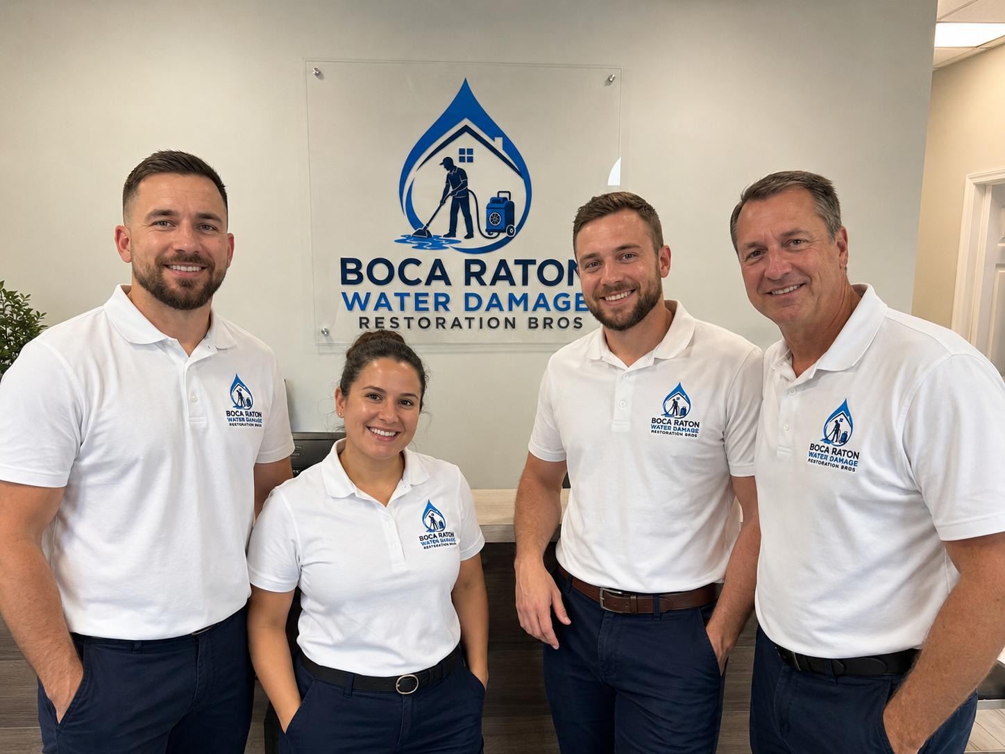 Boca Raton Water Damage Restoration Bros field team