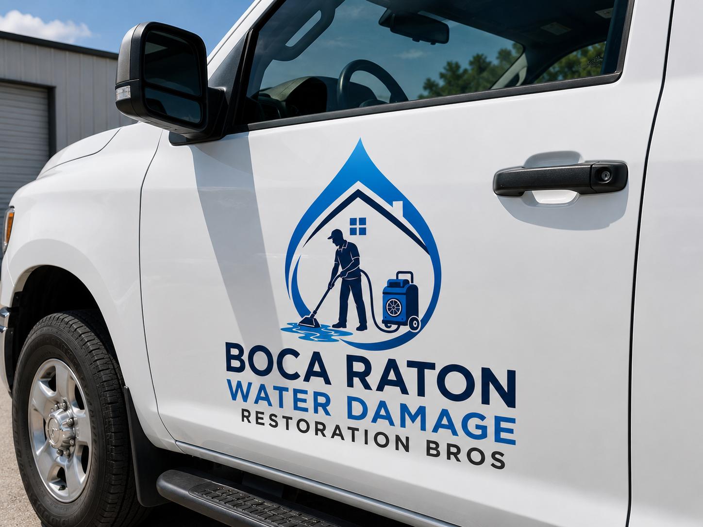 Service truck on a job